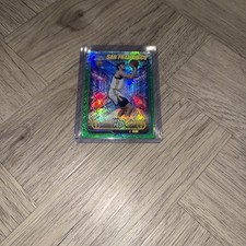 2024-25 Topps Chrome - Quinten Post #121 Green Topps Refractor (RC)