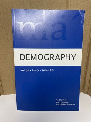 Demography Journal Vol 56 No 3 June 2019 Population Association Springer PB