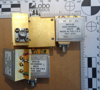 One Aeroflex Weinschel 9075-3 S 4G23-003MHA SMA RF Signal Source ? Noise Source?