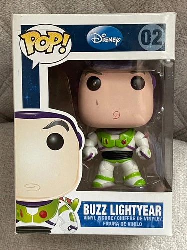 RARE FUNKO POP DISNEY TOY STORY BUZZ LIGHTYEAR #02 VAULTED FIGURE NEW IN BOX
