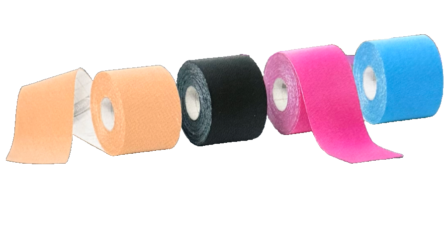 Sensiplast Kinesiology Tape 4 Rolls Of 5m Each Muscle Strain Injury Support Tape