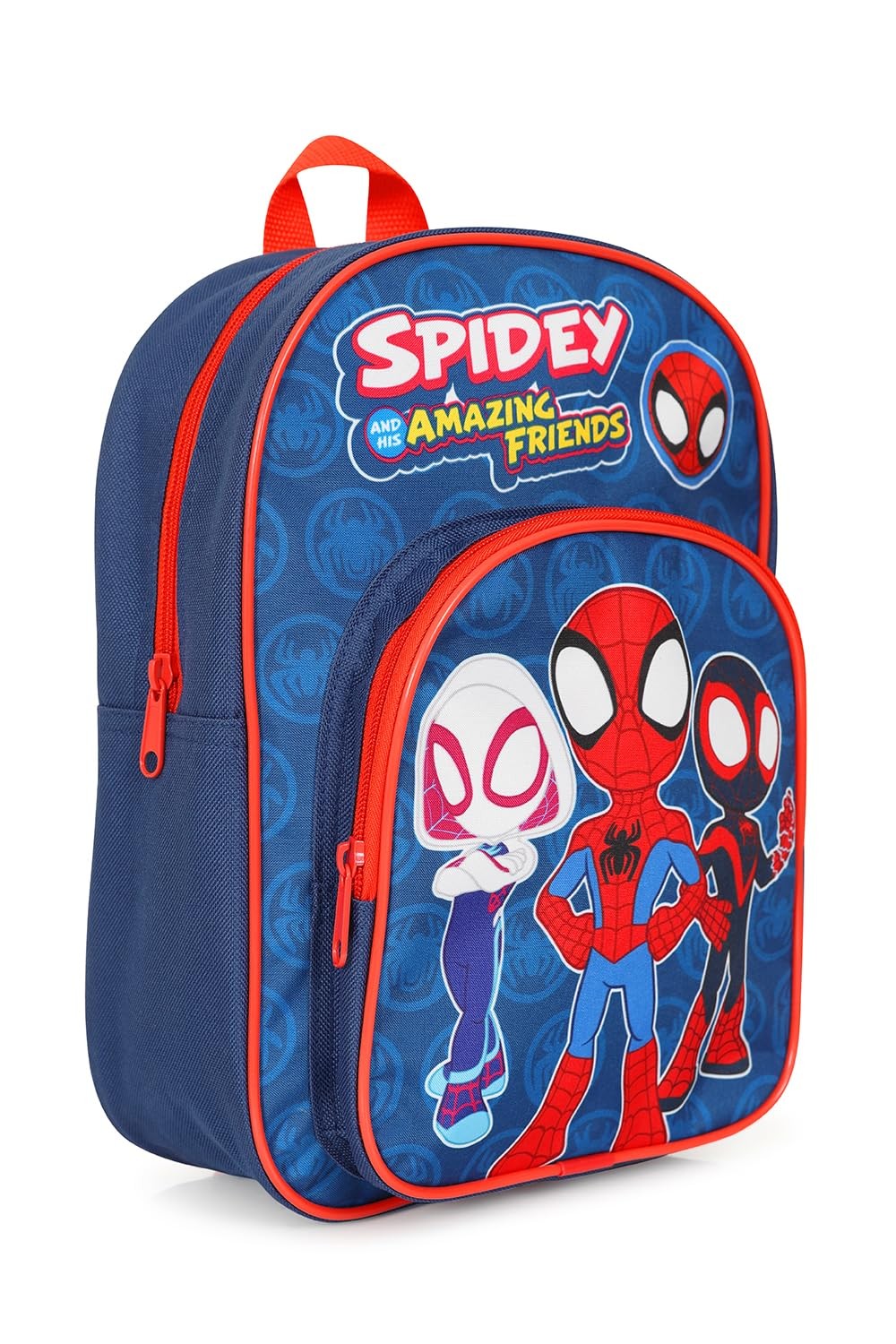 Spidey And His Amazing Friends Kids Backpack Spiderman Rucksack One Size, Red