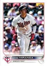 2022 Topps Update Series - Jose Miranda #US120 Batting (RC)