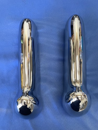 1949 - 50 Chevrolet Rear Bumper Guards, Original Triple Chrome . 