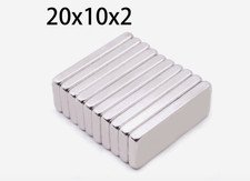 10 Stück 20x10x2 mm Neodym Magnet N35 NdFeB Rund Permanent