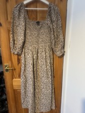 Leopard Print Dress New Look Size 10 Excellent Condition *smoke & Pet Free