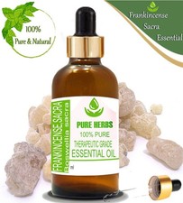 Pure Herbs Frankincense Sacra 100% Pure Boswellia Scara Essential Oil Glass Ll5