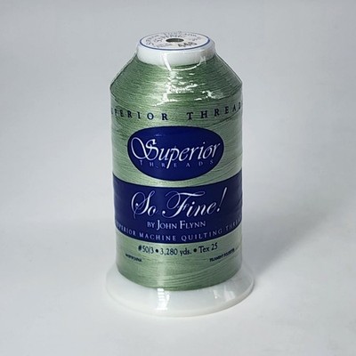 Superior Threads - So Fine! #446 Sage Brush 3-ply 50wt 3280 yds - BRAND NEW!