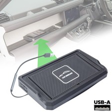 Wireless phone charging tray passenger for LHD/RHD Land Rover Defender L663 dash