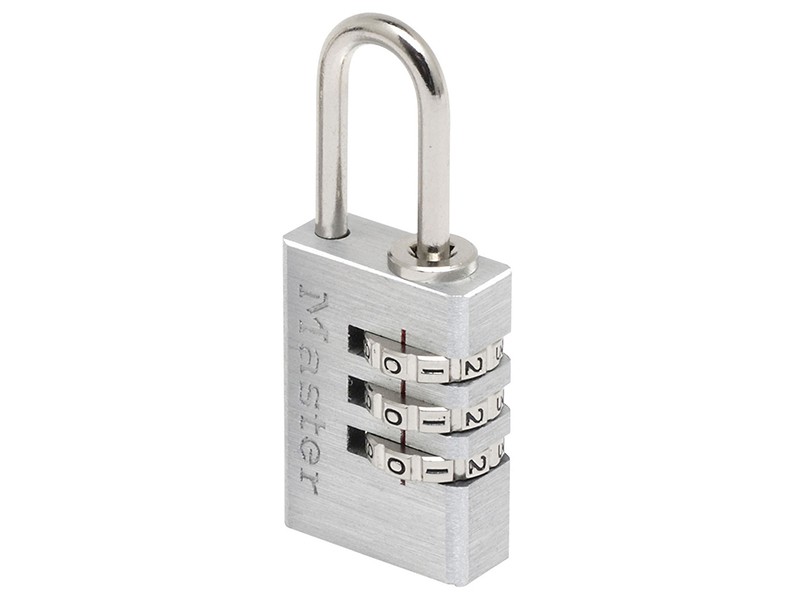 MasterLock 7620EURD Aluminium 20mm 3-Digit Combination Padlock - Image 3