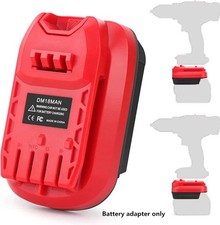 Adapter for Dewalt Milwaukee 18V Li-ion Battery to for Craftsman 20V Power Tool