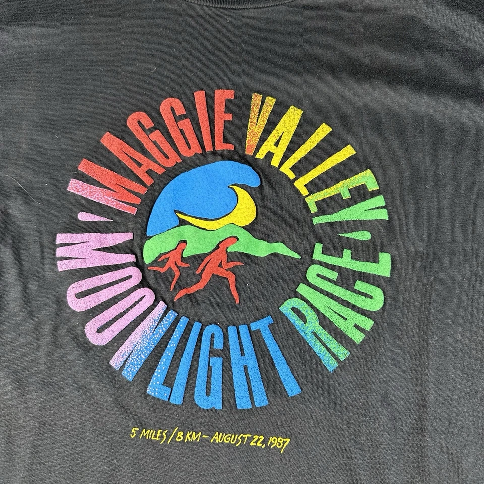 Винтажный 1980-х 1990-х лот из 6 работает марафон триатлон футболки комплект размер XL - Изображение 3 из 4