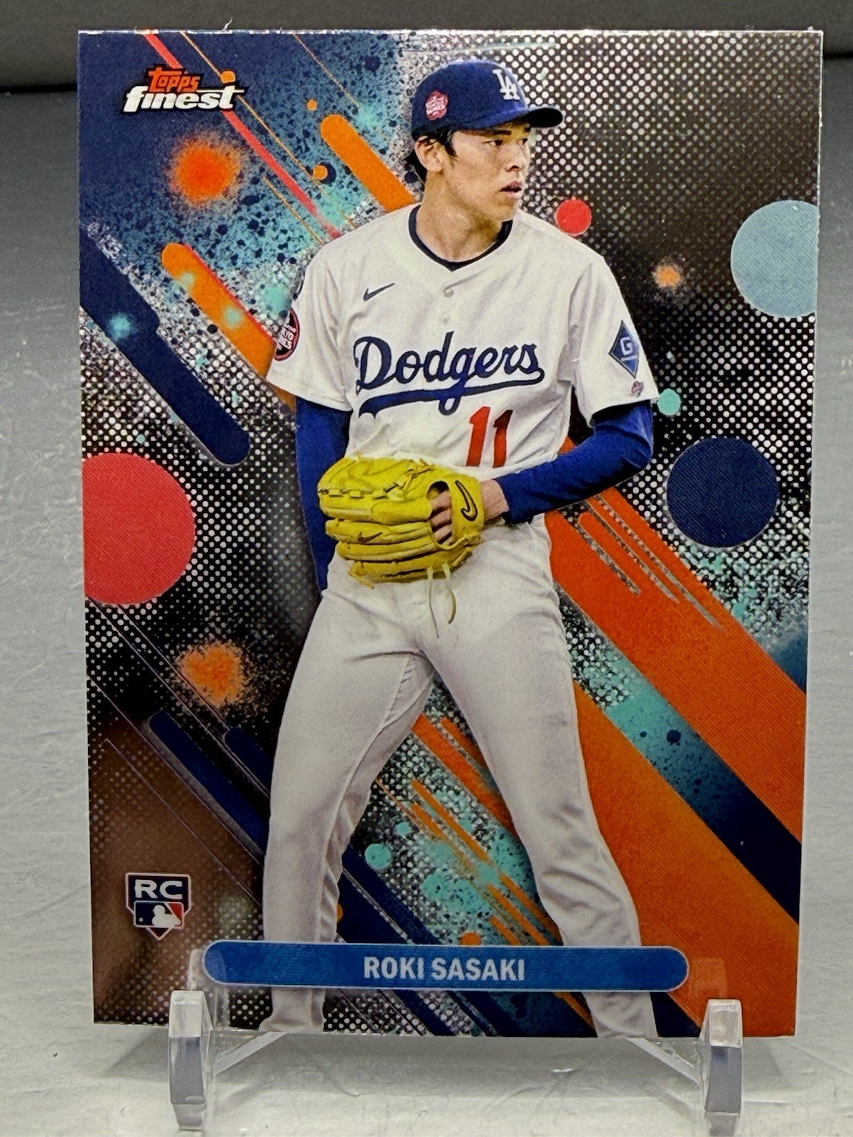 2025 Topps Finest Roki Sasaki  Common #40 (RC) Dodgers