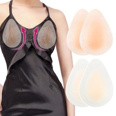 Strapless Backless Sticky Invisible Push up Adhesive Silicone Bras for Women