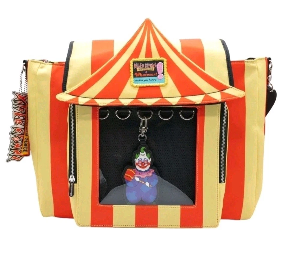 Bolso bandolera grande Whatever Makes You Happy Killer Klowns from Outer Space Foto 3 de 4