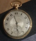 Hamilton 982 Gold Filled Full Hunter Pocket Watch 17 Jewels 10s White Dial