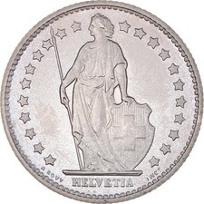 Münze, Schweiz, Franc, 1980, Bern, Proof, VZ+, Kupfer-Nickel, KM:24a.1