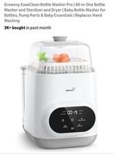 Grownsy EaseClean Bottle Washer Pro-Replaces Hand Washing-NEW IN ORIGINAL BOX