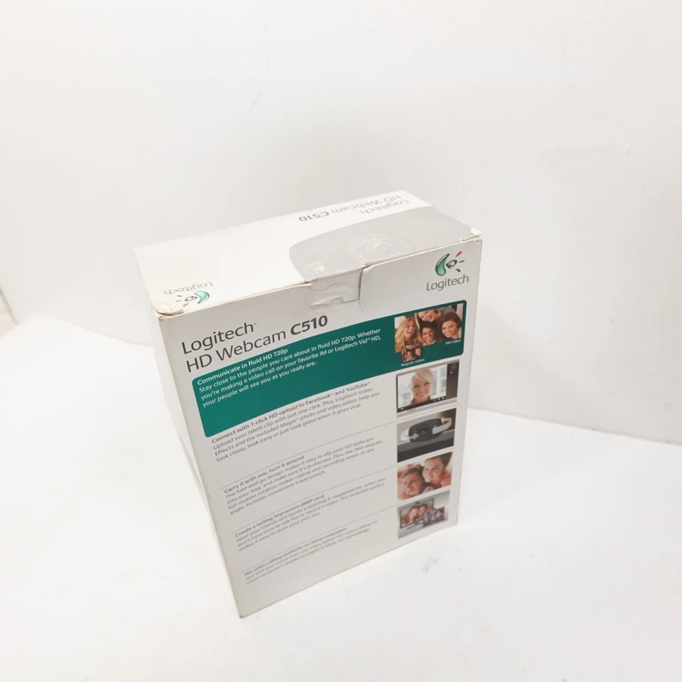 New Logitech C510 Black HD Webcam - HD 720p 8 MP - New Old Stock - Image 3 of 3