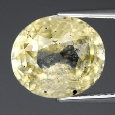 💎 6.76ct 11.7x10.3mm Oval Natural Yellow Grossular Garnet - Africa Gemstone