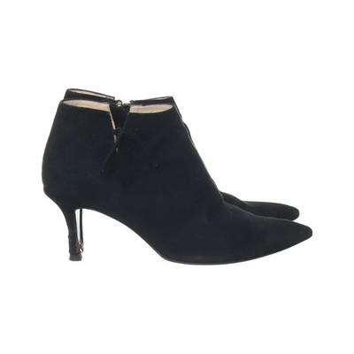 Stiefeletten, Größe: 38 1/2, Schwarz, Leder, Damen #83f