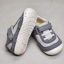 STRIDE RITE SM Sprout Sneaker Shoes Toddler SZ 5W Light Grey BB033004