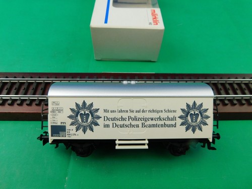 C12 Märklin H0 Güterwagen SoMo 95720 Deutsche Polizeigewerkschaft OVP TOP | Zustand: Gebraucht