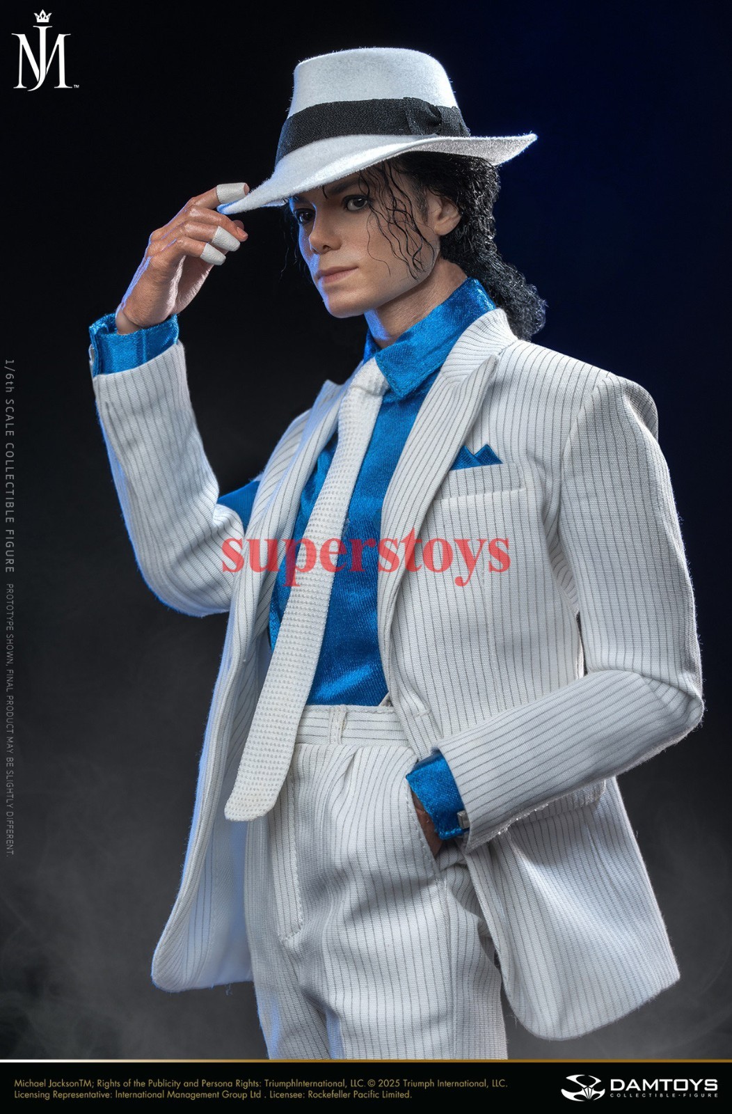 Presale DAMTOYS DMS048S 1/6 Smooth Criminal Jackson Action Figure Deluxe Ver.