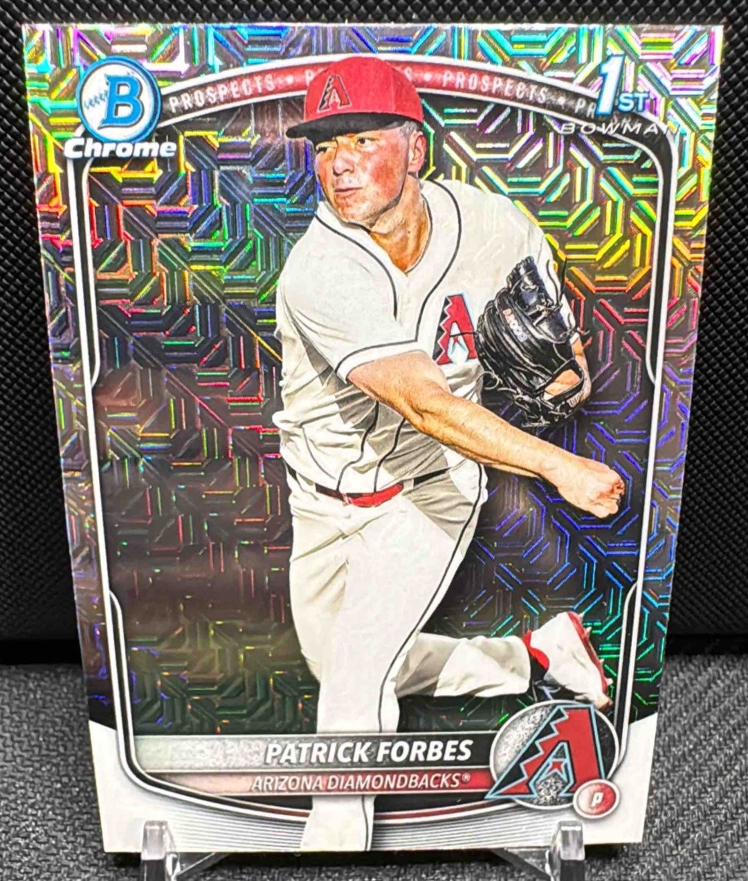 2025 Bowman Draft Patrick Forbes #BDC-89 Chrome Mojo Refractor 1st Prospect
