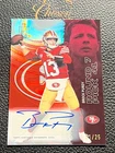 2025 Topps Signature Class Football Brock Purdy Base Auto /25 Red Lava SGY