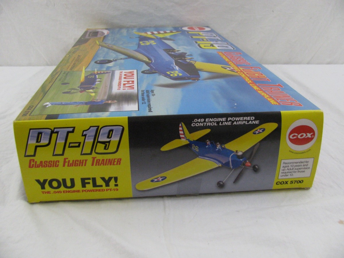 Cox Control Line .049 Engine PT-19 Classic Flight Trainer Airplane
