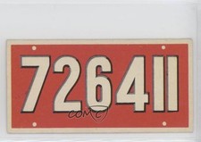 1953 Topps License Plates Belgium #66 0n8
