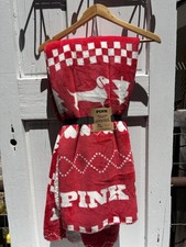 Victoria  s Secret Pink Sherpa Blanket,50  x60  , New With Tags Soft