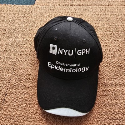 NYU GHP Department Epidemiology Adult Baseball Cap Hat Strapback