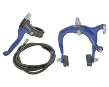 Promax REAR Old School BMX Brake & Lever w Brake Cable Freestyle Bikelife Blue