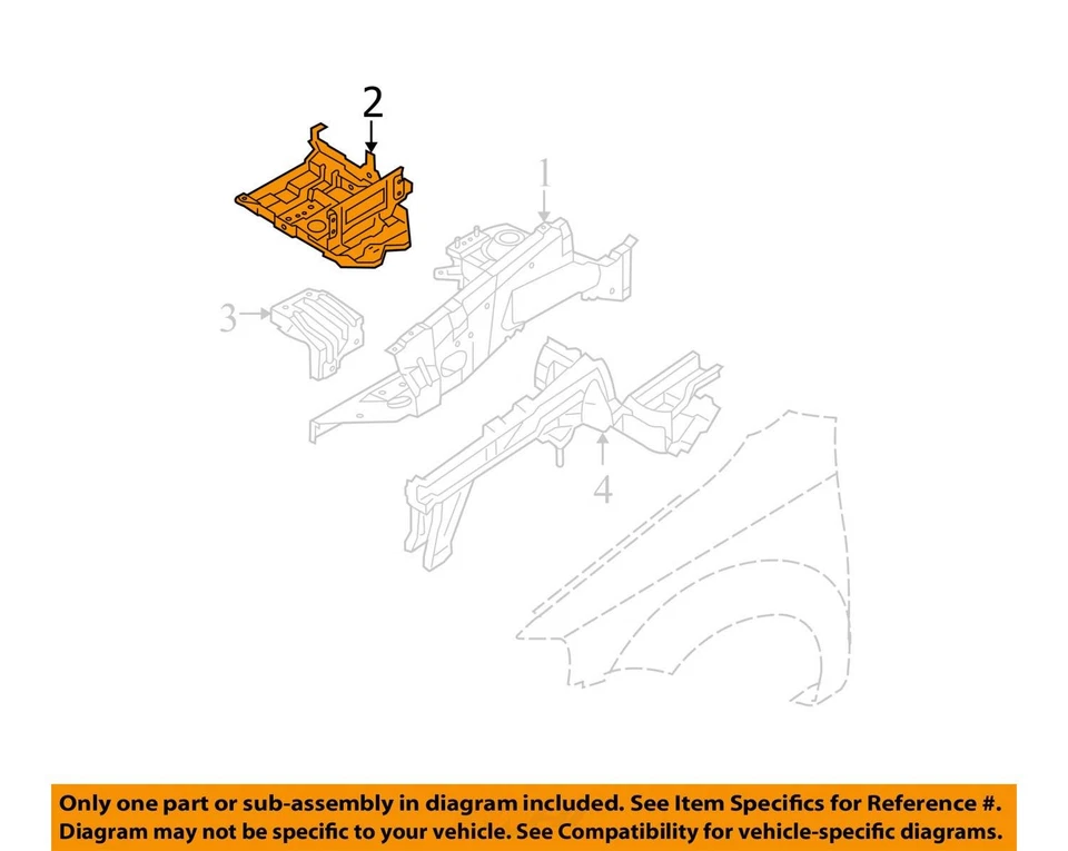 Bandeja para Chevrolet Pontiac Aveo Aveo5 2009-2011 96853967 - nuevo fabricante de equipos originales 96853967 Foto 3 de 4