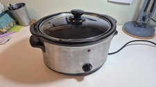 Tesco 3.5l Stainless Steel Slow Cooker - Silver (SC356) 