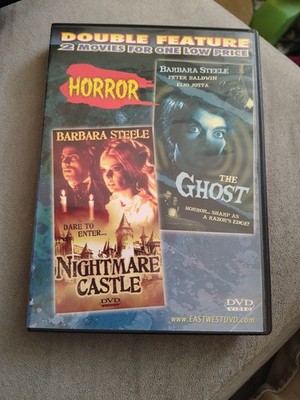 Barbara Steele Classic Horror Double Feature DVD Nightmare Castle & The Ghost
