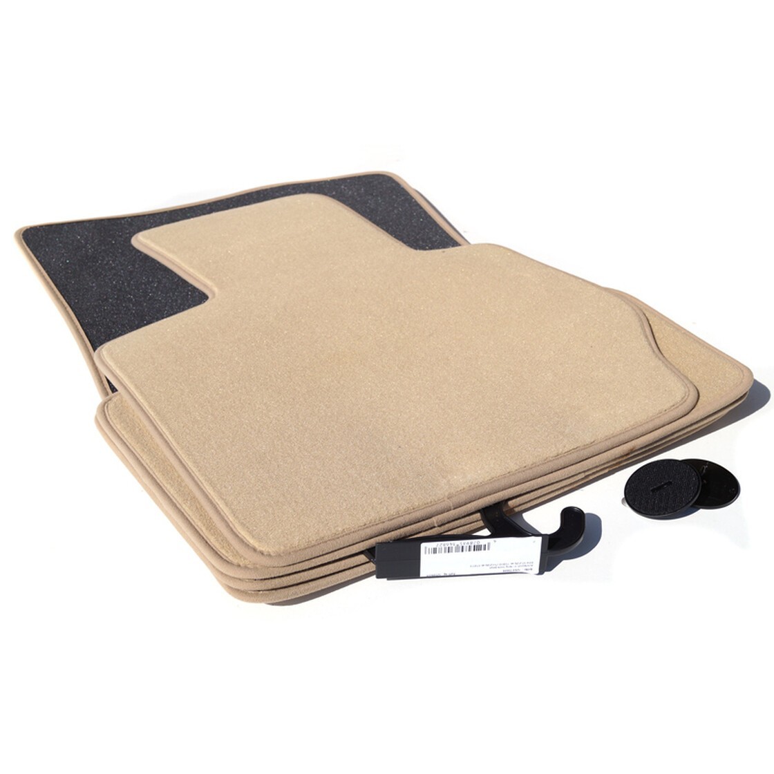 Tapis de sol BMW X4 F26 en velours beige | Voyagez dans un confort absolu au quotidien