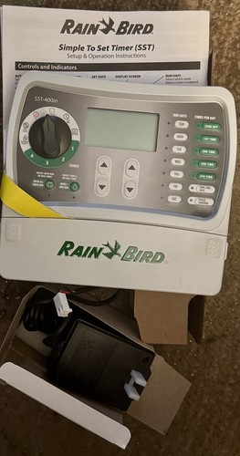 Rain Bird SST400IN Temporizador de Riego 4 Zona Personalizada Riego Interior - Imagen 3 de 5