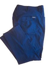 Eddie Bauer Outdoor Tech Travel Pants Mens 38x30 Navy Blue Nylon Spandex Stretch