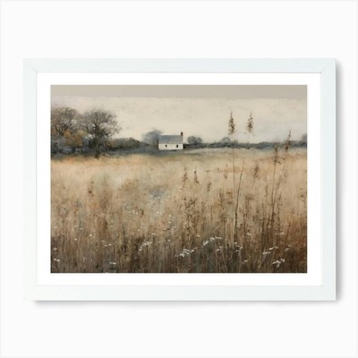 Weizenfeld 1 Kunstdruck gerahmt Wandbild Poster Leinwanddruck Bild