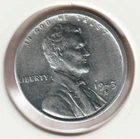 1943 WWII Lincoln Wheat Steel Penny Collectible US Collection Very Good War Coin