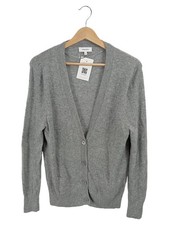 Darling Harbour Damen Strickjacke Cardigan Kaschmir Grau Gr. XL