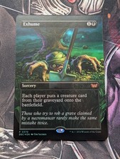 MTG Exhume Borderless Foil