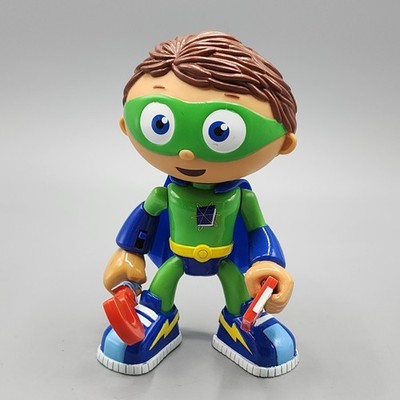 SUPER WHY Wyatt Learning Curve PBS 6'' Action Figure / COMPLETE / RARE