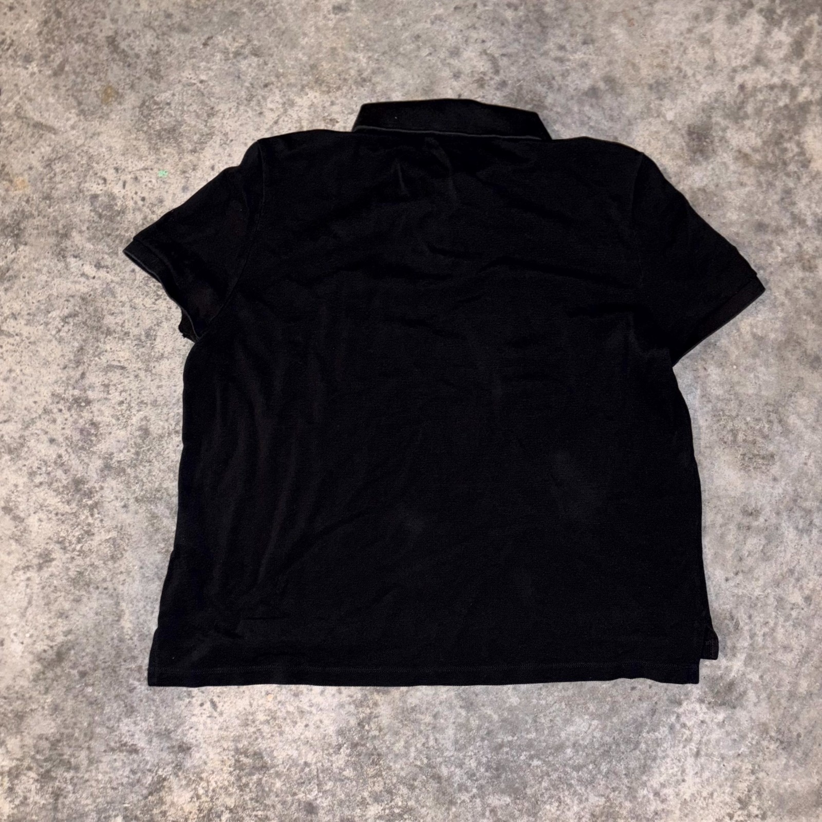 Lacoste Petit Polo Shirt Womens 46 Black Cotton Performance Golf Regular Fit thumbnail 3