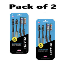 Reach Advanced Design Toothbrush, Firm Bristles, Ergonomic, 12 Count Value Pack