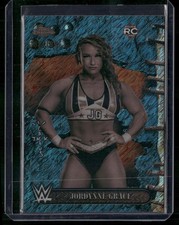 2025 Topps Chrome WWE x Cactus Jack Jordynne Grace Aqua Shimmer /199 #69 RC