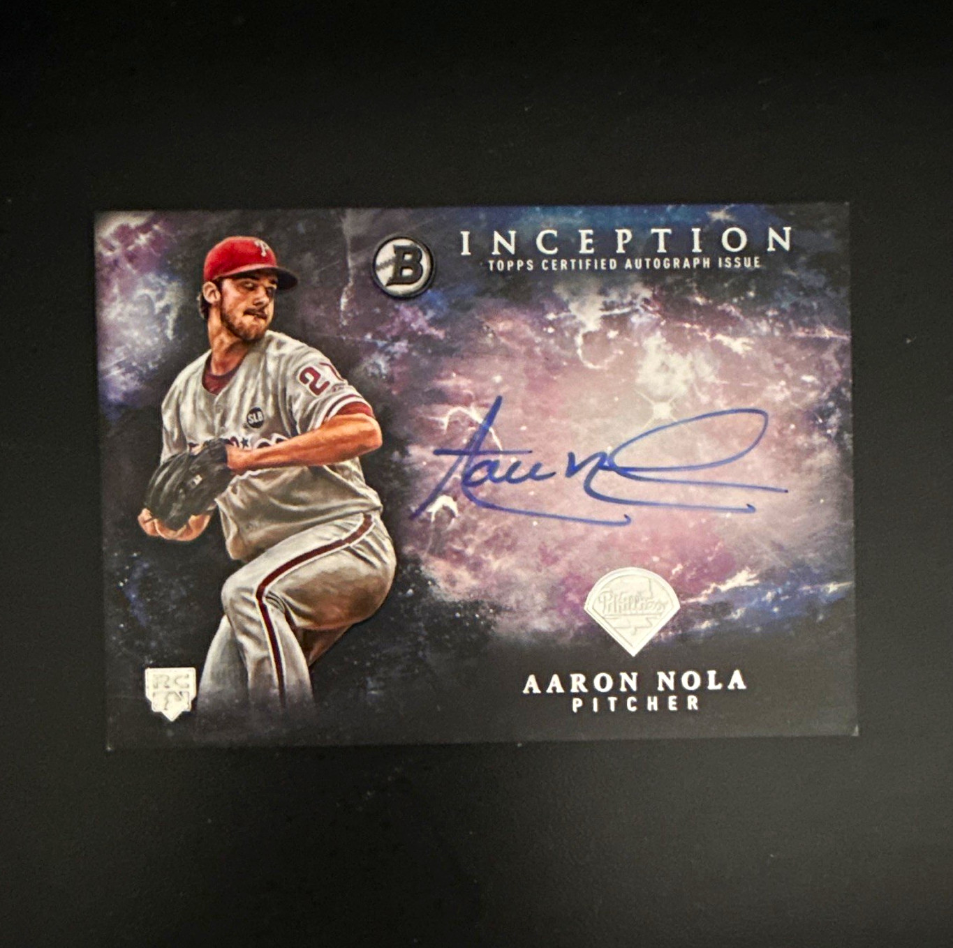 Topps 2016 Bowman Inception Aaron Nola #RA-AN Rookie Auto Phillies Insert